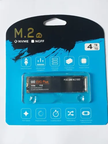 SSD Nvme 2.0 4tb Evo Plus Pcie 4.0 X4 / 5.0 X2 Preto Lacrado
