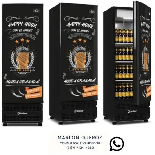 Cervejeira 560 Litros Porta Cega Imbera 560L