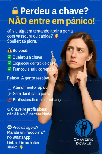 Chaveiro em Queimados Abertura de portas  - Rápido e sem danos - Residênciais e Comerciais