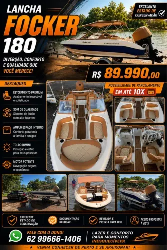 lancha focker 180
