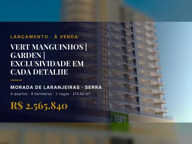 VERT Manguinhos: Seu Novo Lar em Morada de Laranjeiras com Vista Incrível