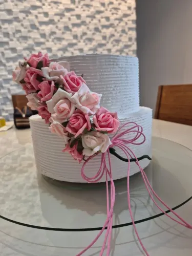Bolo de aniversário fake