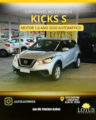 Nissan Kicks S Direct 1.6 16V Flex 5P Aut.(pcd) 2020