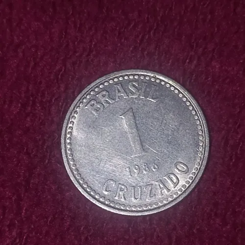  Moeda 1 cruzado 1986/ 1987