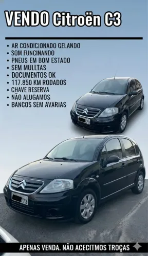 Citroen C3 GLX 1.4/ GLX Sonora 1.4 Flex 8V 5P 2012