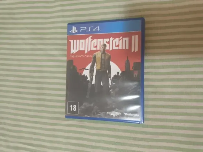 Wolfenstein 2 The New Colossus / Ps4 Mídia Física dublado !!