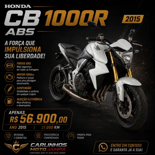 CB 1000R 2015 com 21.000 rodados 