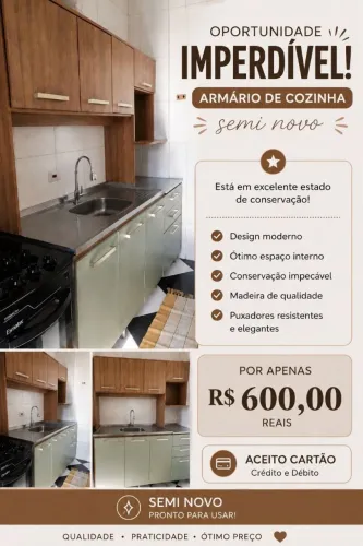 Armário de cozinha a venda 