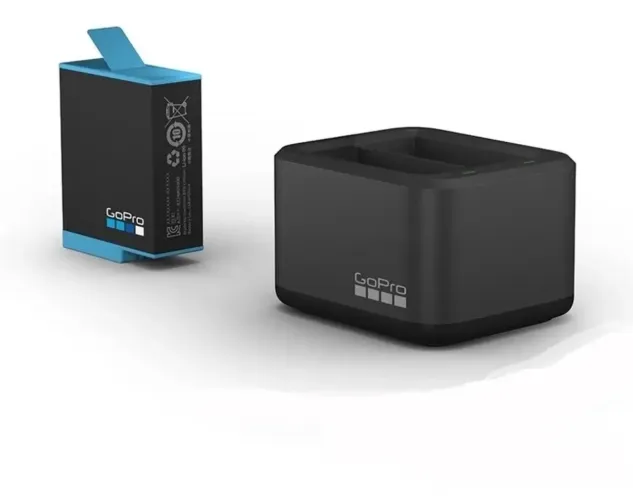 Carregador Duplo + 1 Bateria Extra Gopro Hero 9, 10