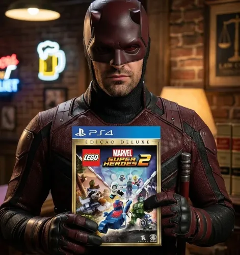 (LUXO) LEGO MARVEL: SUPER HEROES 2 - PACOTE DLC + POSTER .