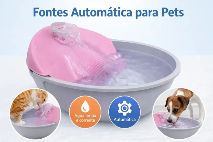 Fonte automática para pets 220v
