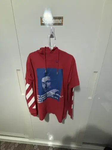 Moletom Off-White Bernini Vermelho - Tamanho P - Usado