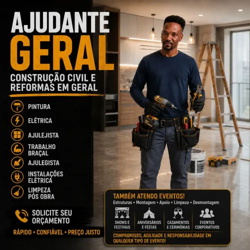 Ajudante em geral/eventos 