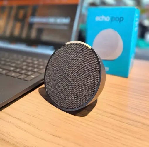 Alexa echo pop sem avarias pra pra sair logo!