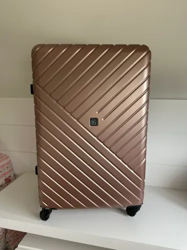 Mala Grande 32 Kg ABS 4 Rodas Detroit Rosé II
