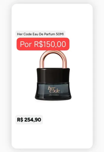 Perfume Her Code tradicional