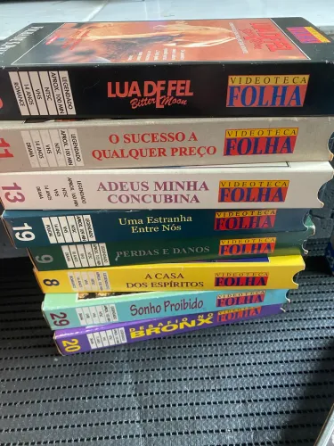 Coleção completa VHS Folha