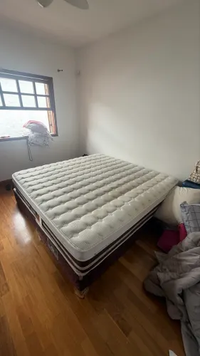 Cama completa colchão e box castor