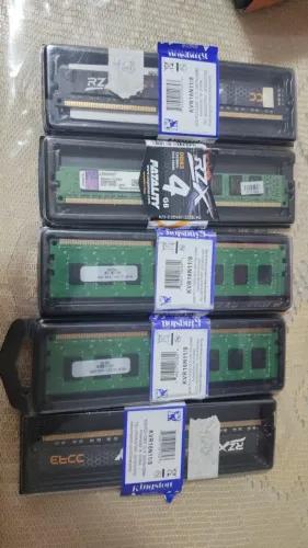5 Memórias Ram DDR3 4gb pra PC