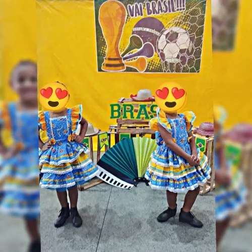 Vestido junino e bota