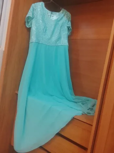 Vestido de Festa - Verde Tiffany