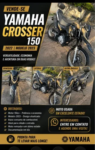Moto confortável pra seu dia a dia a estrada e sítio, econômica 