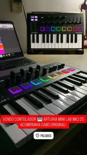 controlador arturia mk3 25 teclas