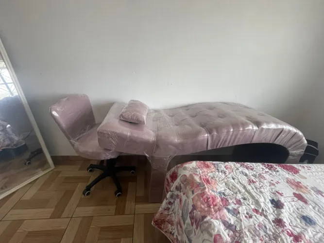 Maca estética +almofada + mocho 