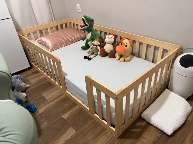 Cama Infantil Montessoriana Cercadinho