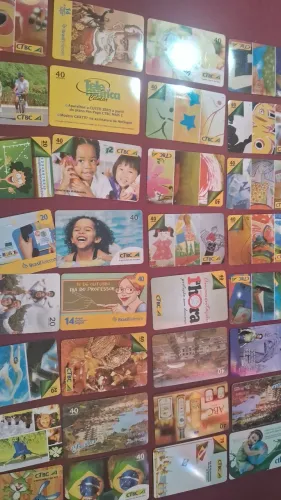 Lote com 92 Cartões Telefonicos para Colecionador (45 repetidos)