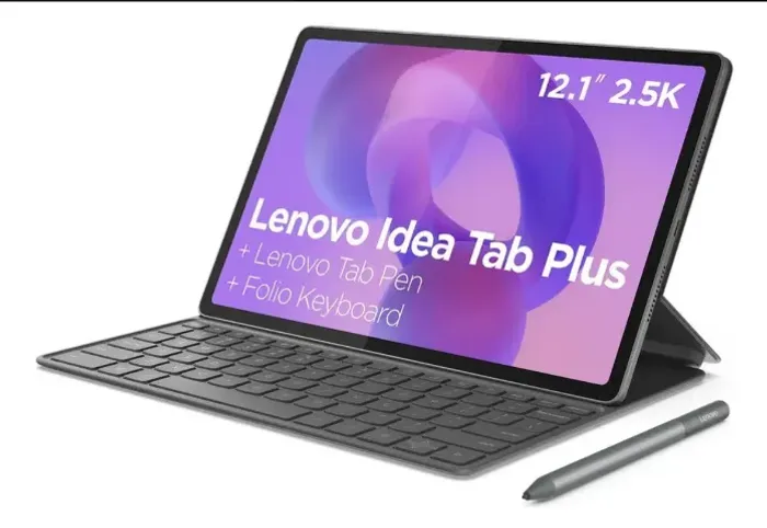 Tablet Lenovo Idea Tab Plus com capa, teclado e caneta. RAM 8GB, armazenamento 128GB