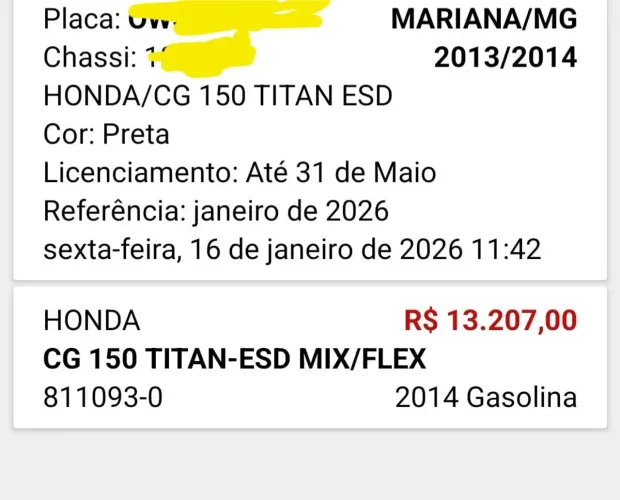 Vendo moto