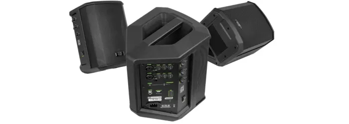 Kit 2 Caixas de Som AZ-1 Compacta + bolsa Case - Estado de Nova (Usada Apenas 3x)