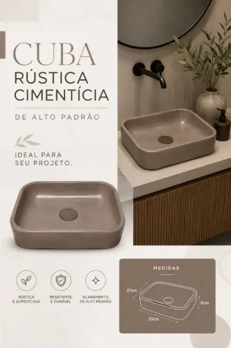Cuba Rústica Cimentícia