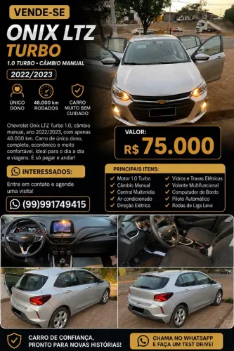 Chevrolet Onix Hatch LTZ 1.0 12V TB Flex Mec. 4P 2023