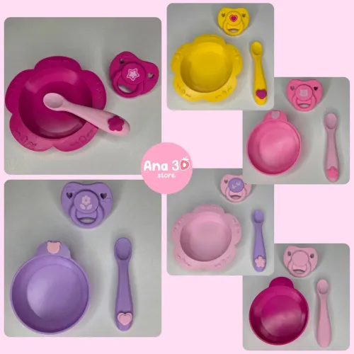 Acessórios com ímã para Baby Alive impressos em 3D