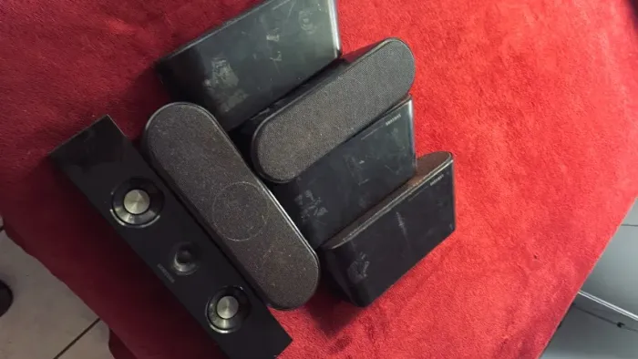 Kit 6 Caixas de Som Passivas Samsung para Home Theater / Projetos de Som