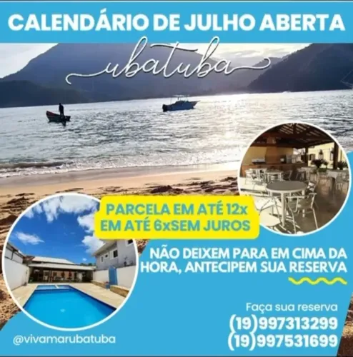 Locação Temporada Praia de Ubatuba - Itaguá