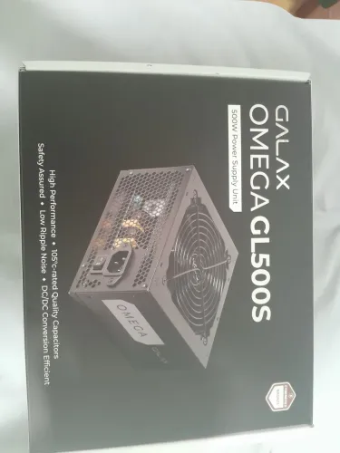 Fonte galax omega gl500s 500w 80 plus bronze cybernetics