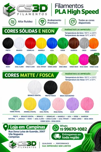 Filamento PLA High Speed Kg