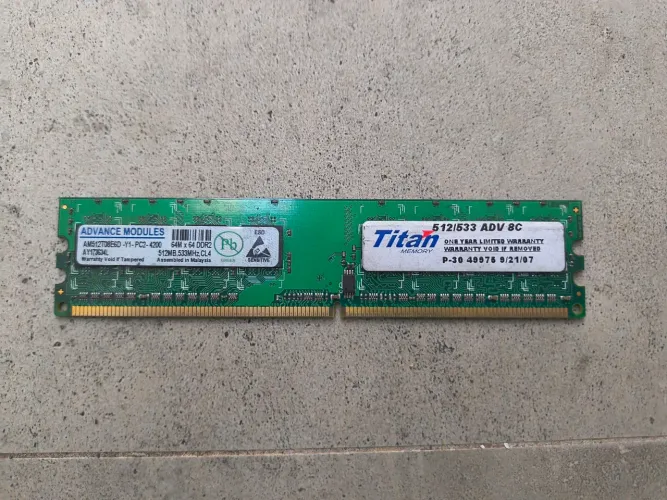 Memória Ram DDR2 512MB