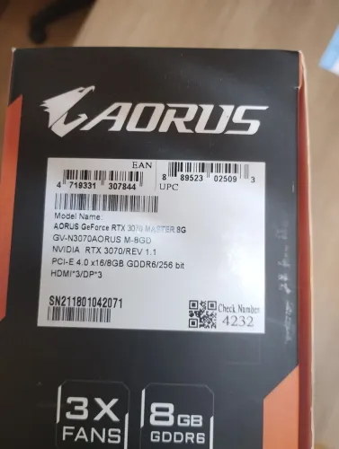 Placa de vídeo Aorus
