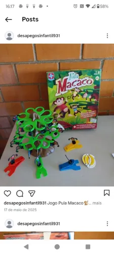 Brinquedo Pula Macacos - Estrela 