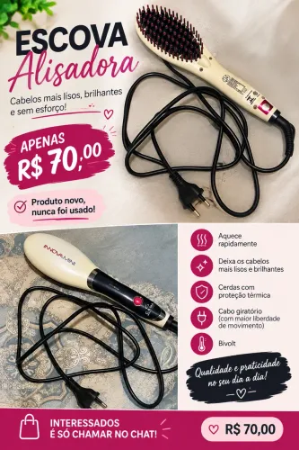 Escova alisadora