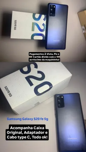 Samsung Galaxy s20 fe 5g versão SnapDragon