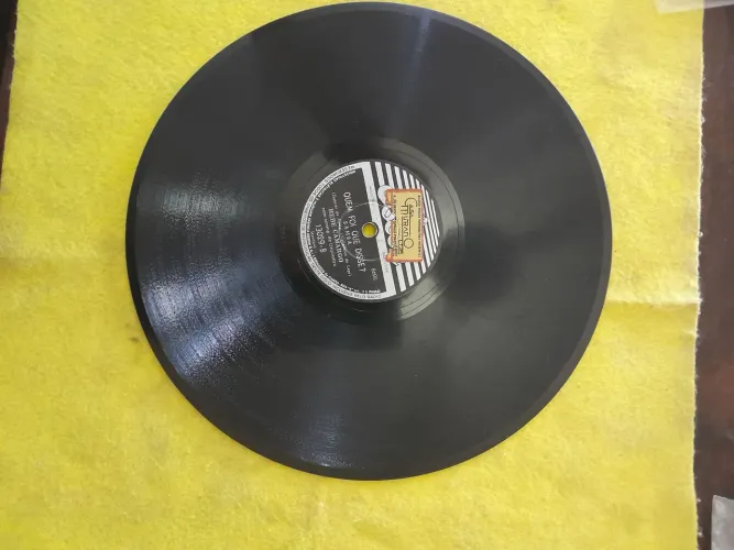 9 discos década 40 rotação 78 em goma laca.