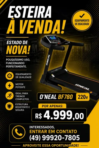 Esteira O?Neal BF780 semi nova