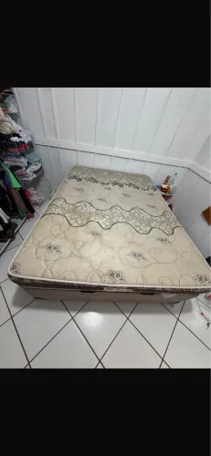 Cama de casal baú mais colchão