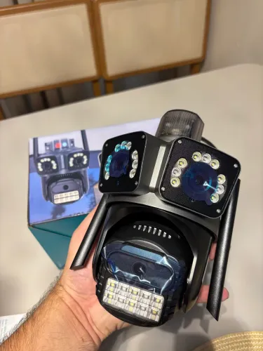 Câmera de Segurança 3 Lentes Externa
