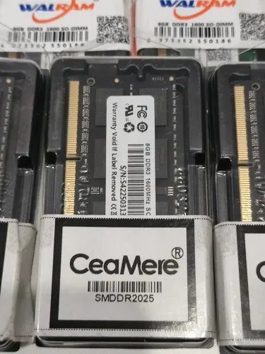 Memória ram ddr3 1600 8gb P/ not